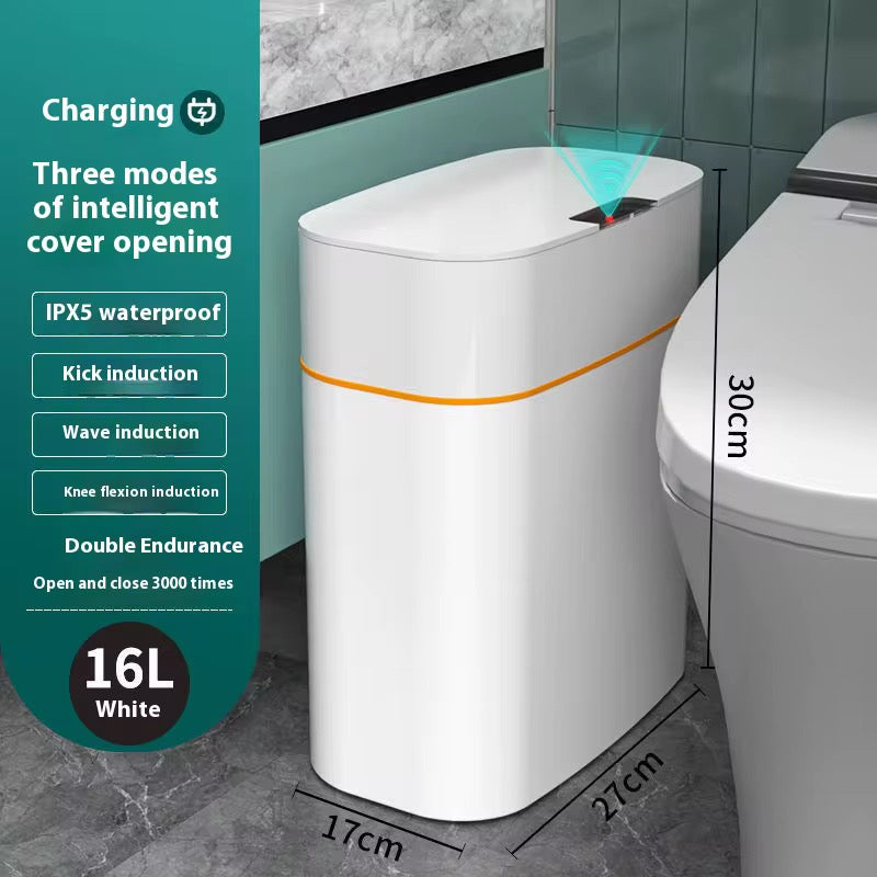 Poubelle intelligente avec couvercle automatique