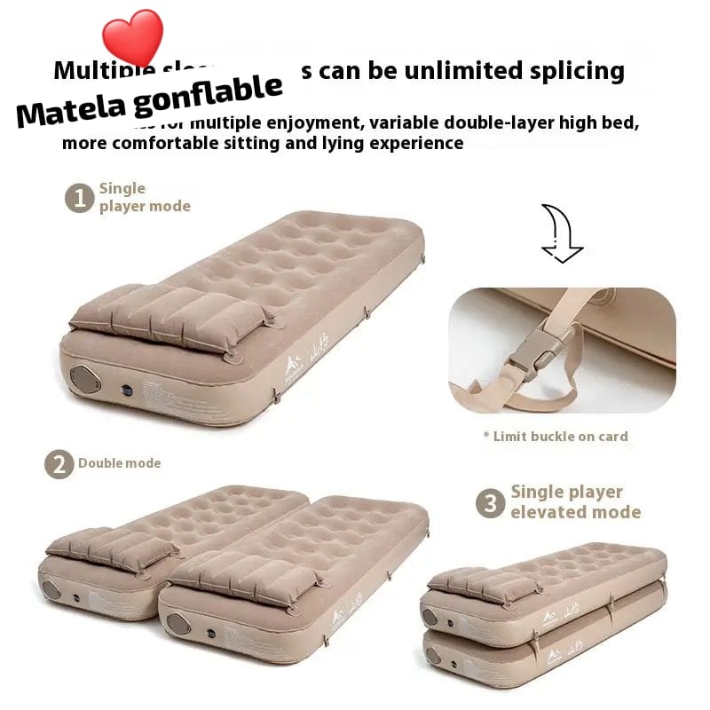 Matelas Gonflable VIP 1 place très robuste et confortable