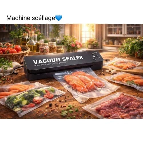 Machine de Mise Sous Vide Automatique – Conservez vos aliments plus longtemps !