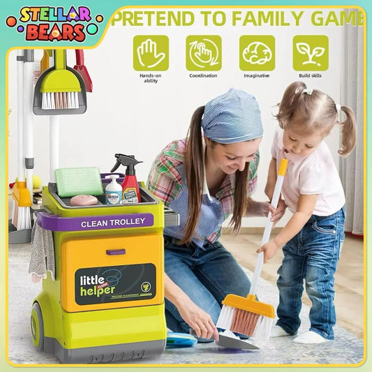 🧹 Chariot de Nettoyage Enfant – Little Helper