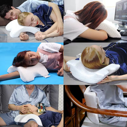 💤 Oreiller Ergonomique Multifonction – Confort & Détente Totale 💆‍♀️🌙