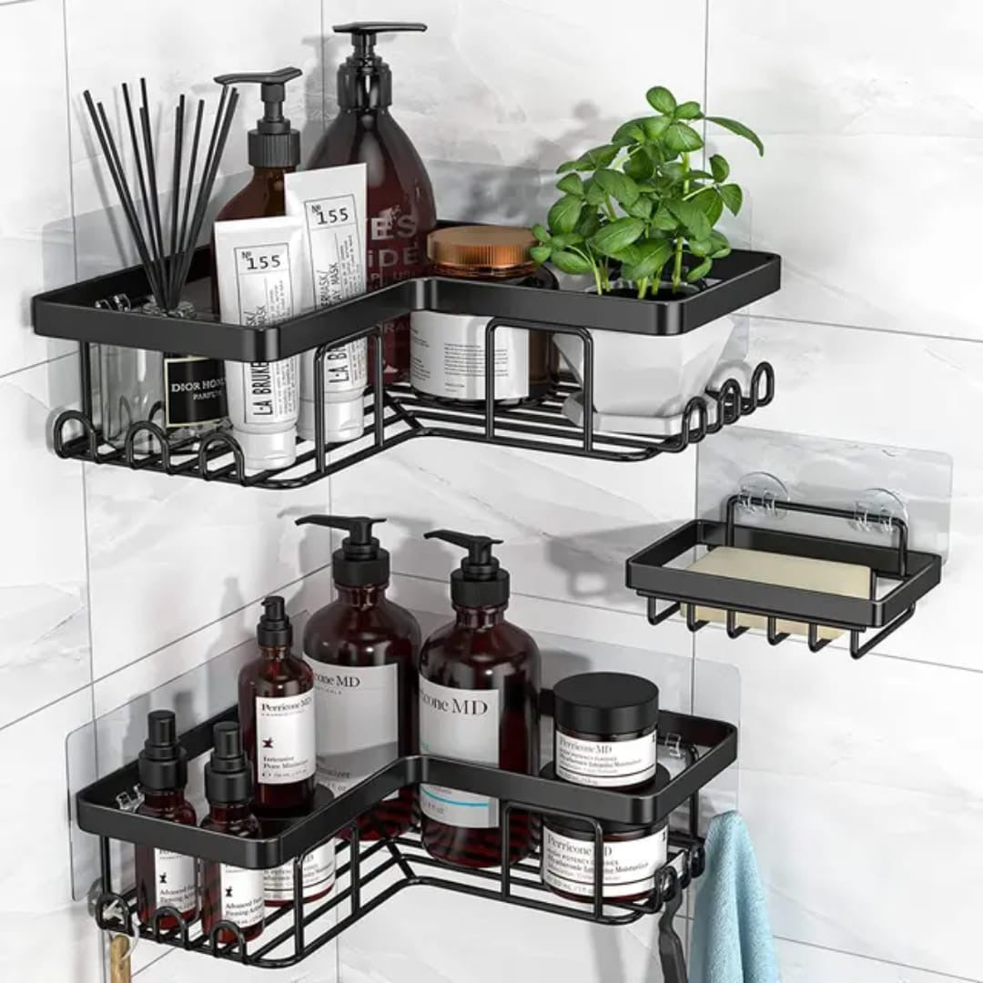 Étagère de rangement d’organisation salle de bain 5 Pièces