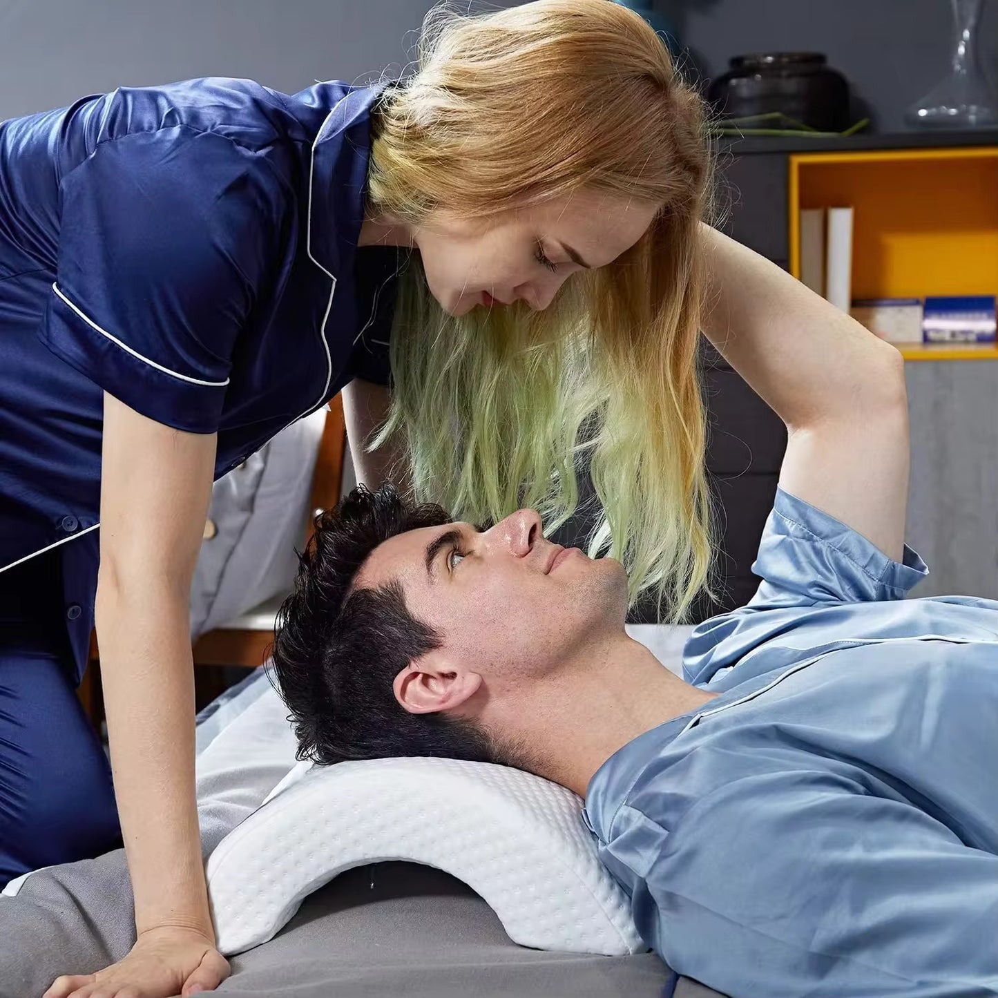 💤 Oreiller Ergonomique Multifonction – Confort & Détente Totale 💆‍♀️🌙