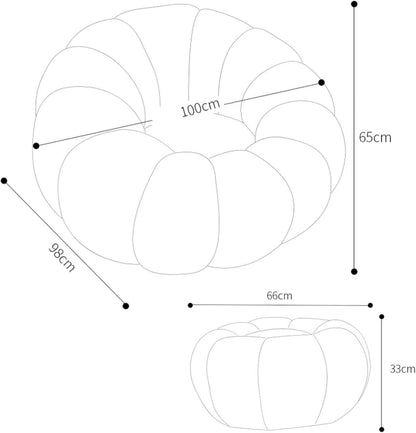 Fauteuil Confortable Rotatif Grand Modèle