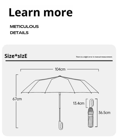 ☀️🌂 PARAPLUIE PREMIUM ANTI-UV RÉSISTANT AU VENT ET A LA FORTE PLUIE