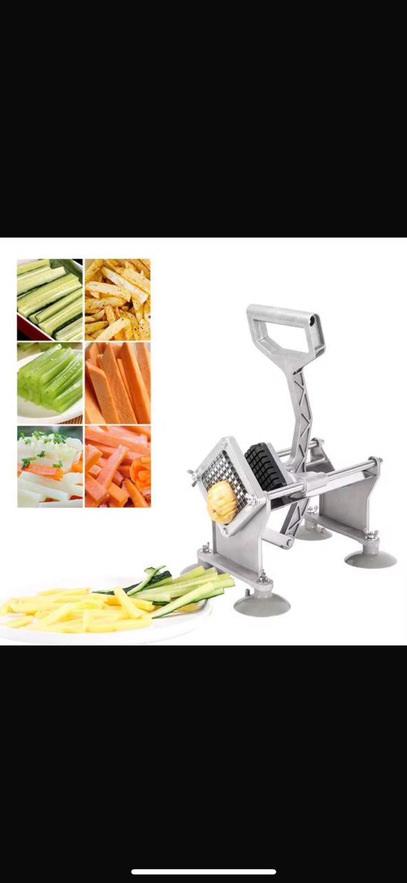 🥕🍟 Coupe-Légumes & Frites Professionnel en Acier Inoxydable 💪✨
