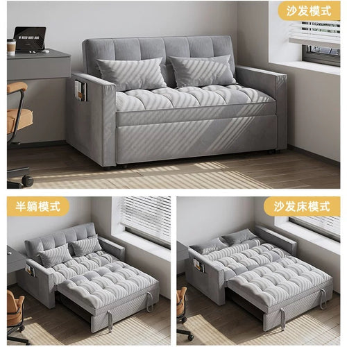 🛋️ Sofa Lit Convertible 3-en-1 Ultra Confort – Le Must-Have pour les Petits Espaces ! 🌟