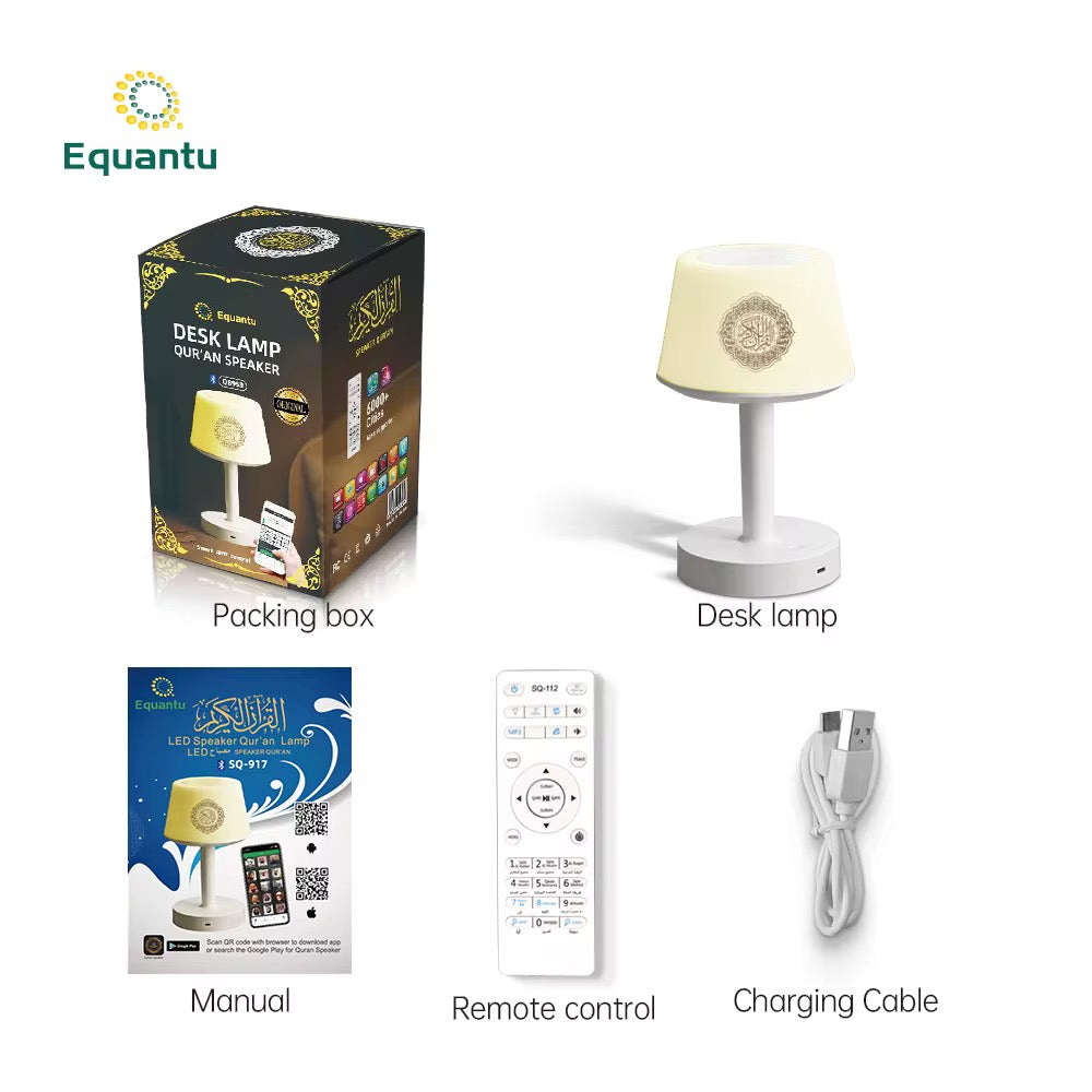 Lampe de bureau pour Coran lampe table avec Bluetooth