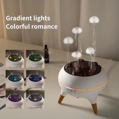 🌸 Diffuseur d’Arômes Ultrasonique « Méduse » – Élégance, Bien-être & Relaxation