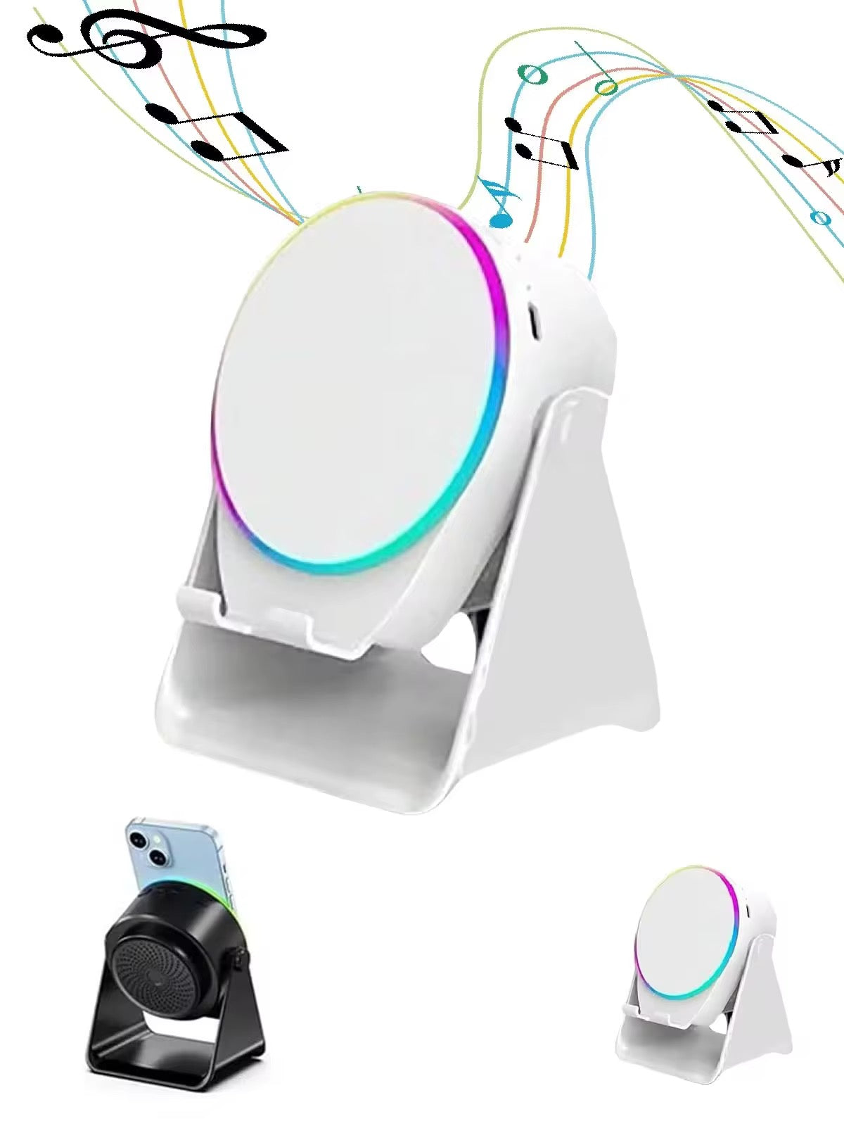 🔊 Wireless Speaker Induction RGB – L’amplificateur de son sans fil nouvelle génération