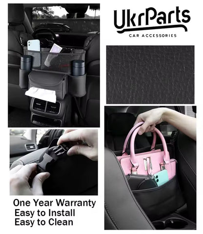 Sac à organisateur de voiture 5-en-1 sac à accoudoir