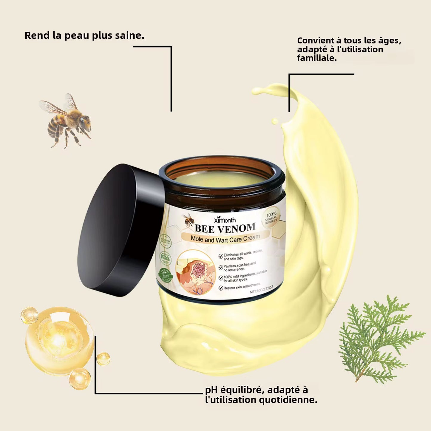 Bee Venom 🐝 la crème efficace 100% naturelle