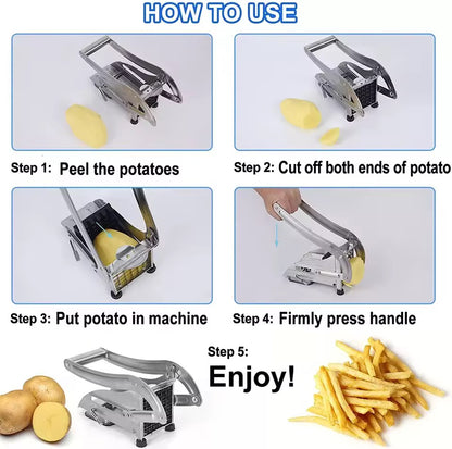 Coupe Frites en acier inoxydable