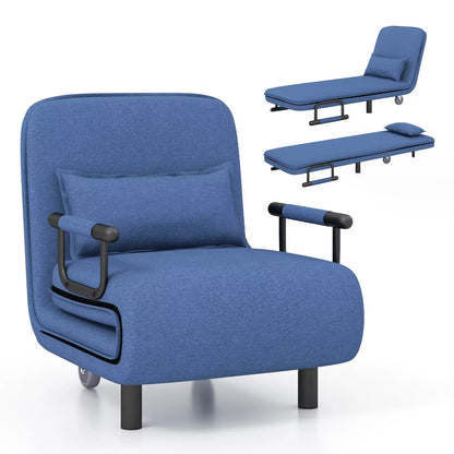 🛋️ Fauteuil Convertible 3-en-1 : Sofa • Chaise Longue • Lit Simple