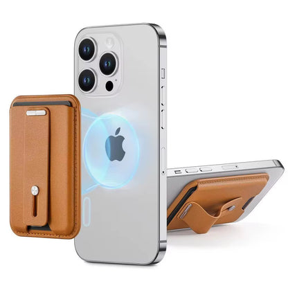 Porte-cartes magnétique en cuir  pour TÉLÉPHONE ✨⚡️