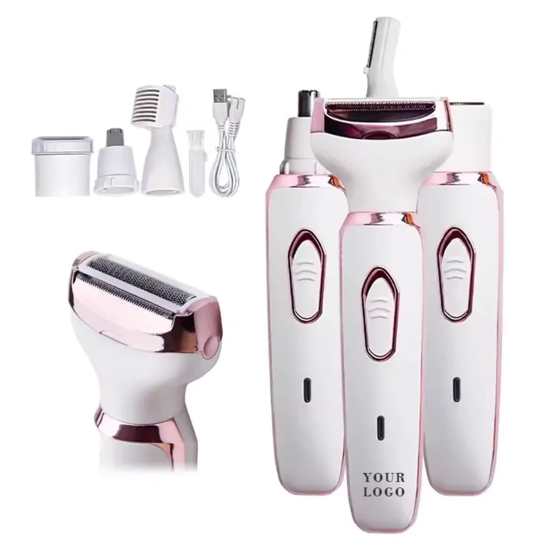 ✨ Kit Beauté Rechargeable 4-en-1 – Une Peau Douce, Belle et Sans Effort