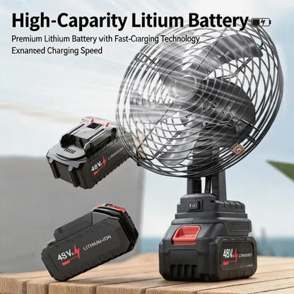 🌬️ Ventilateur Portable Rechargeable 8”