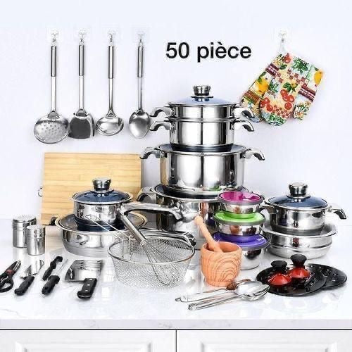 Batterie de cuisine 50Pcs