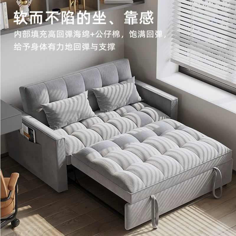 🛋️ Sofa Lit Convertible 3-en-1 Ultra Confort – Le Must-Have pour les Petits Espaces ! 🌟