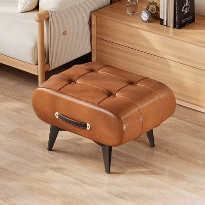 Pouf Repose-pieds Design cuir