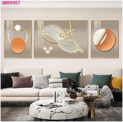 Tableau trois pièces moderne