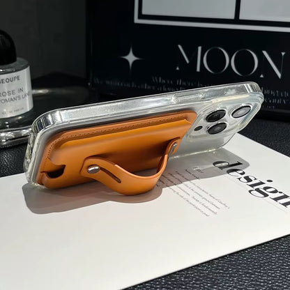Porte-cartes magnétique en cuir  pour TÉLÉPHONE ✨⚡️