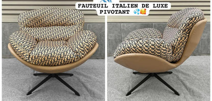 Fauteuil de luxe pivotant
