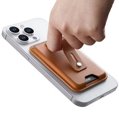 Porte-cartes magnétique en cuir  pour TÉLÉPHONE ✨⚡️