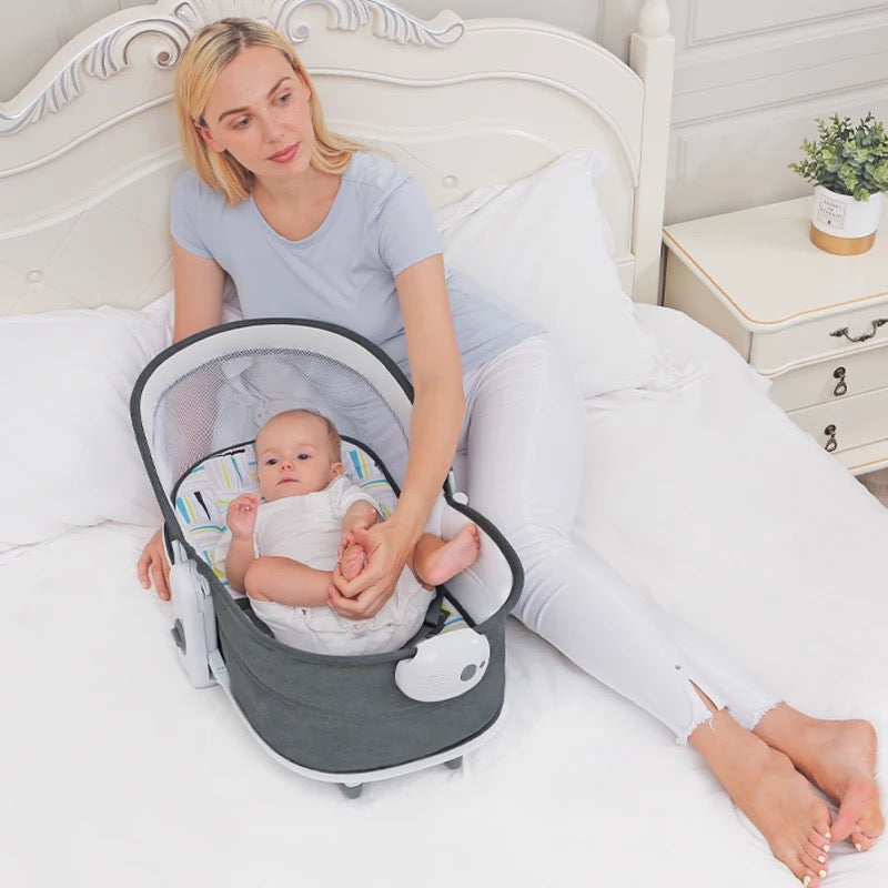 Balançoire berceau pour Bébé 6-en-1 lit à Bascule lit pour enfant