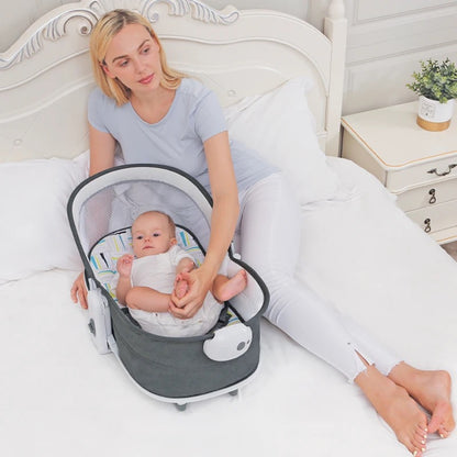 Balançoire berceau pour Bébé 6-en-1 lit à Bascule lit pour enfant