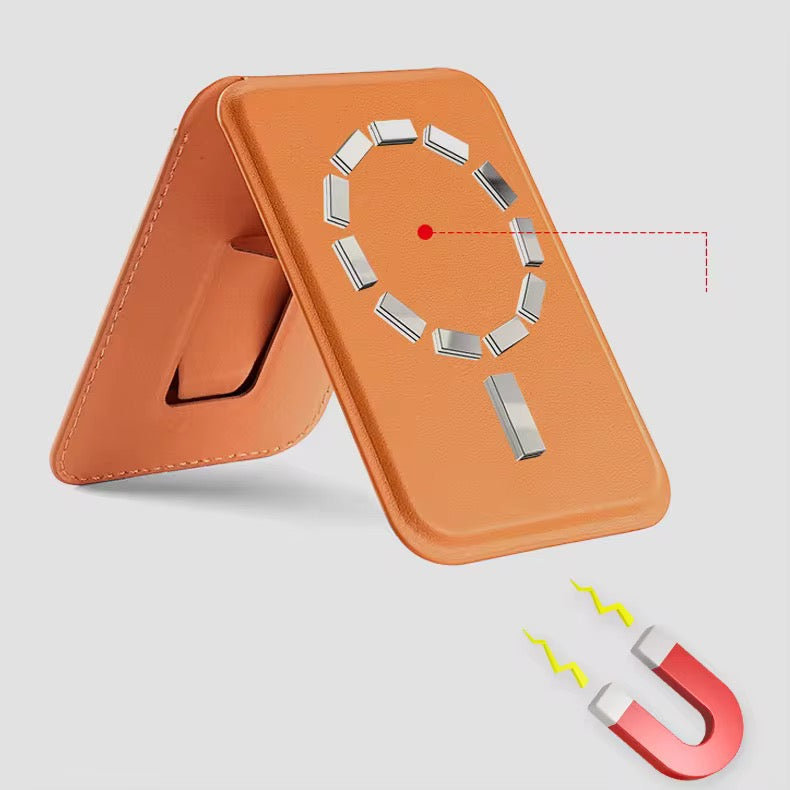 Porte-cartes magnétique en cuir  pour TÉLÉPHONE ✨⚡️