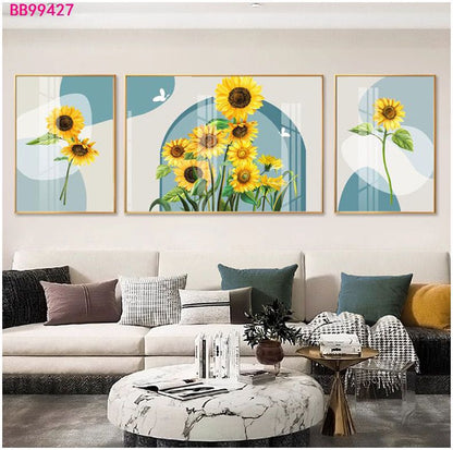 Tableau trois pièces moderne