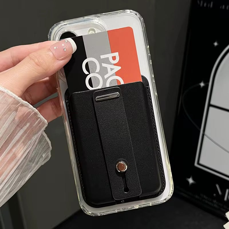 Porte-cartes magnétique en cuir  pour TÉLÉPHONE ✨⚡️