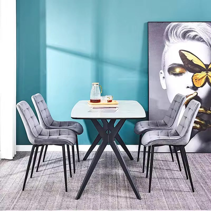 ✨ Table à Manger Moderne avec 4 Chaises Élégantes – Design, Confort et Solidité ✨