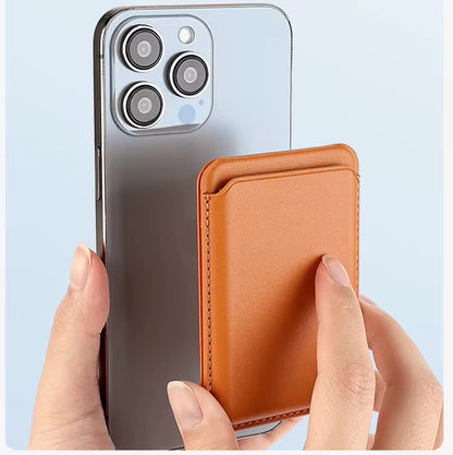 Porte-cartes magnétique en cuir  pour TÉLÉPHONE ✨⚡️
