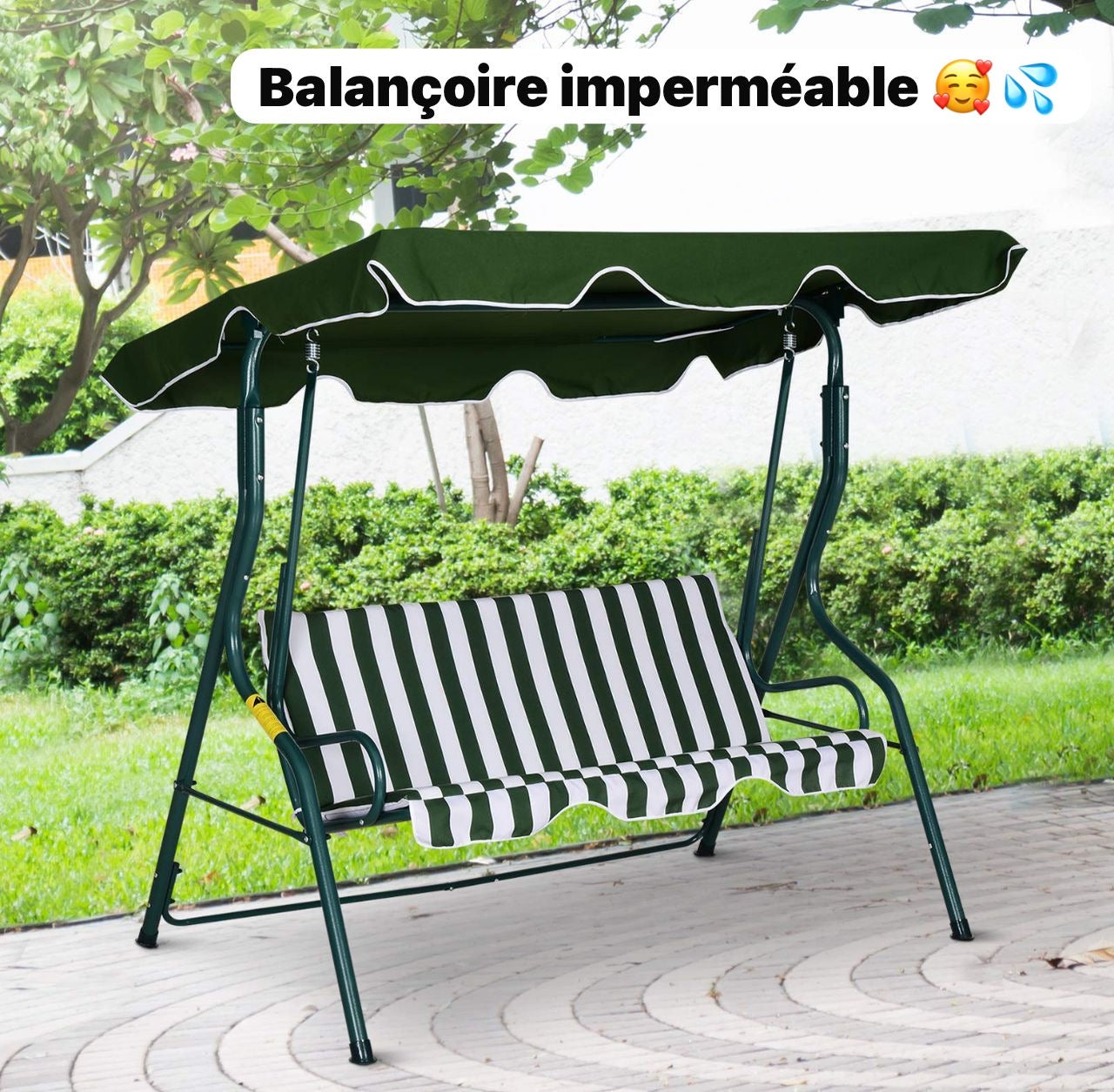 Balançoire de jardin imperméable