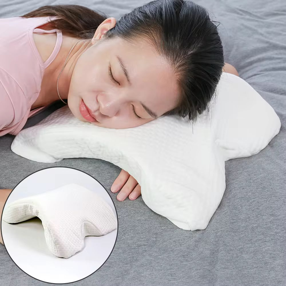 💤 Oreiller Ergonomique Multifonction – Confort & Détente Totale 💆‍♀️🌙