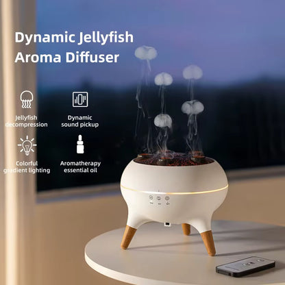 🌸 Diffuseur d’Arômes Ultrasonique « Méduse » – Élégance, Bien-être & Relaxation
