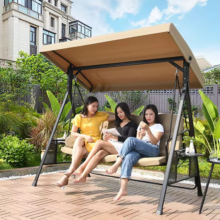 🌞 Balancelle de Jardin 3 Places avec Toit Réglable – Confort & Élégance en Plein Air ! 🌿