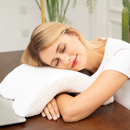 💤 Oreiller Ergonomique Multifonction – Confort & Détente Totale 💆‍♀️🌙