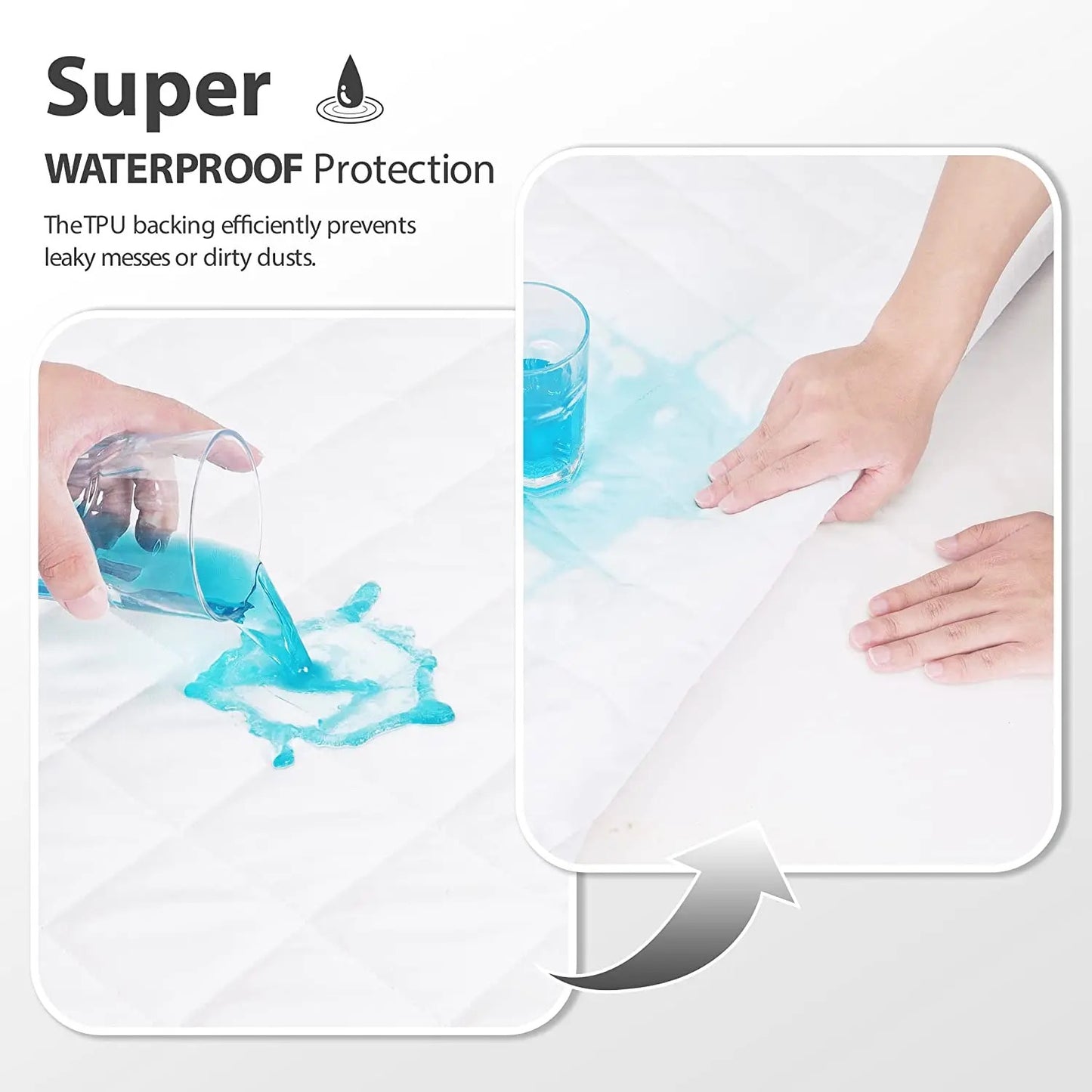 Housse de protection matelas 3 places Housse imperméable plus oreiller ✨❤️