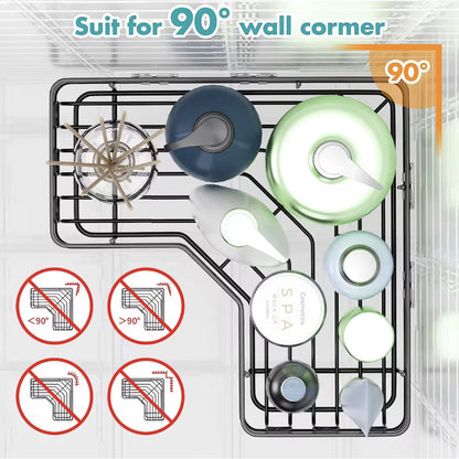 Étagère de rangement d’organisation salle de bain 5 Pièces