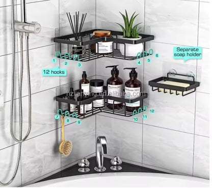 Étagère de rangement d’organisation salle de bain 5 Pièces