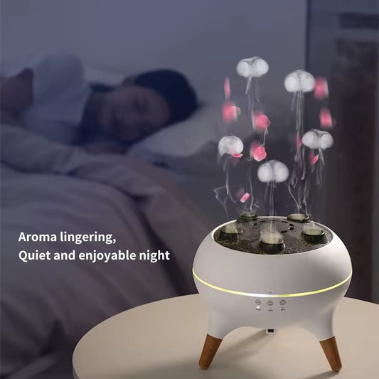 🌸 Diffuseur d’Arômes Ultrasonique « Méduse » – Élégance, Bien-être & Relaxation