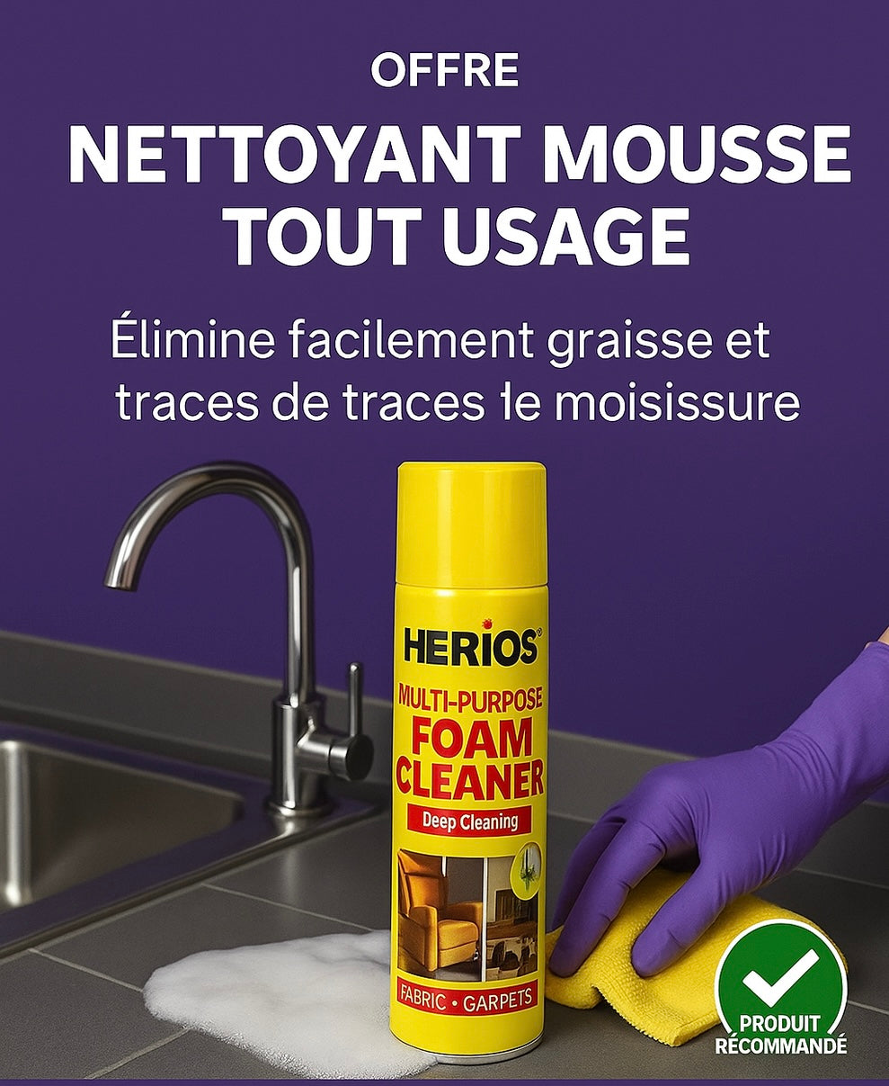 Mousse de nettoyage Ultra-efficace