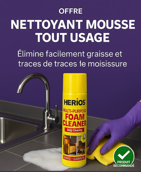 Mousse de nettoyage Ultra-efficace