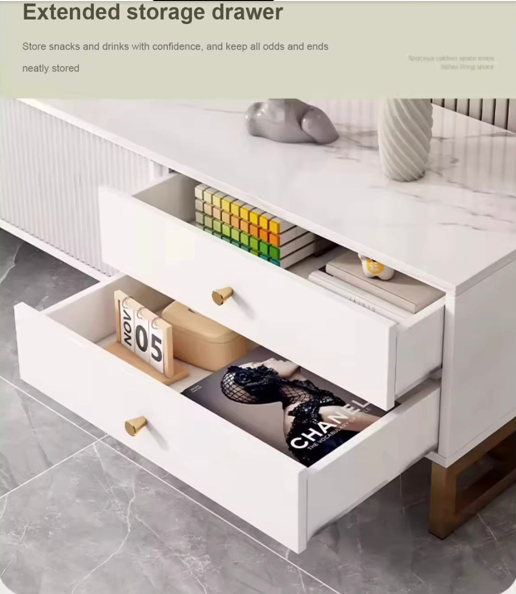 Ensemble meuble Télévision avec duo table basse