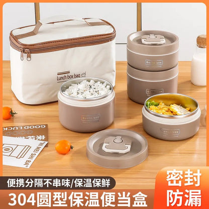 Boîte à lunch isotherme 4 Pcs avec sac