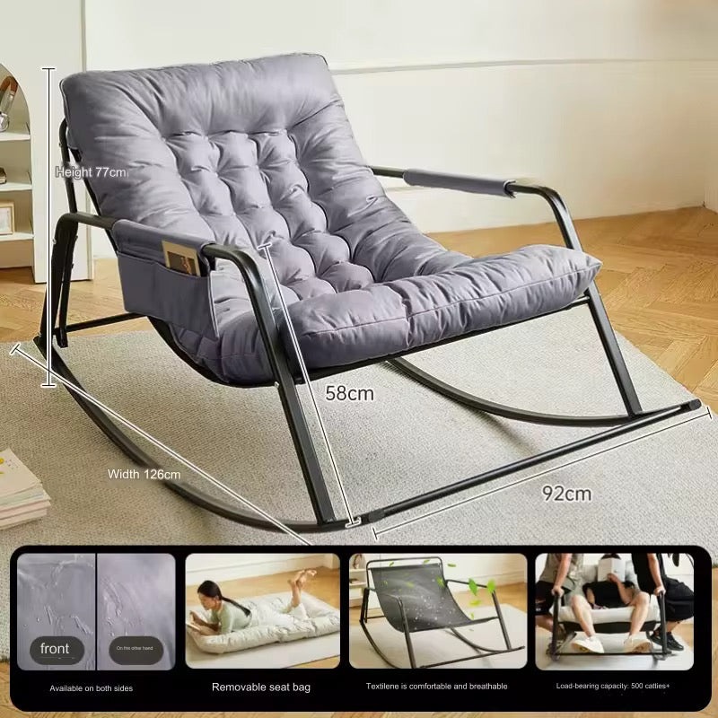 💤 Fauteuil à Bascule Ultra Confort – Détente & Élégance à la Maison ✨