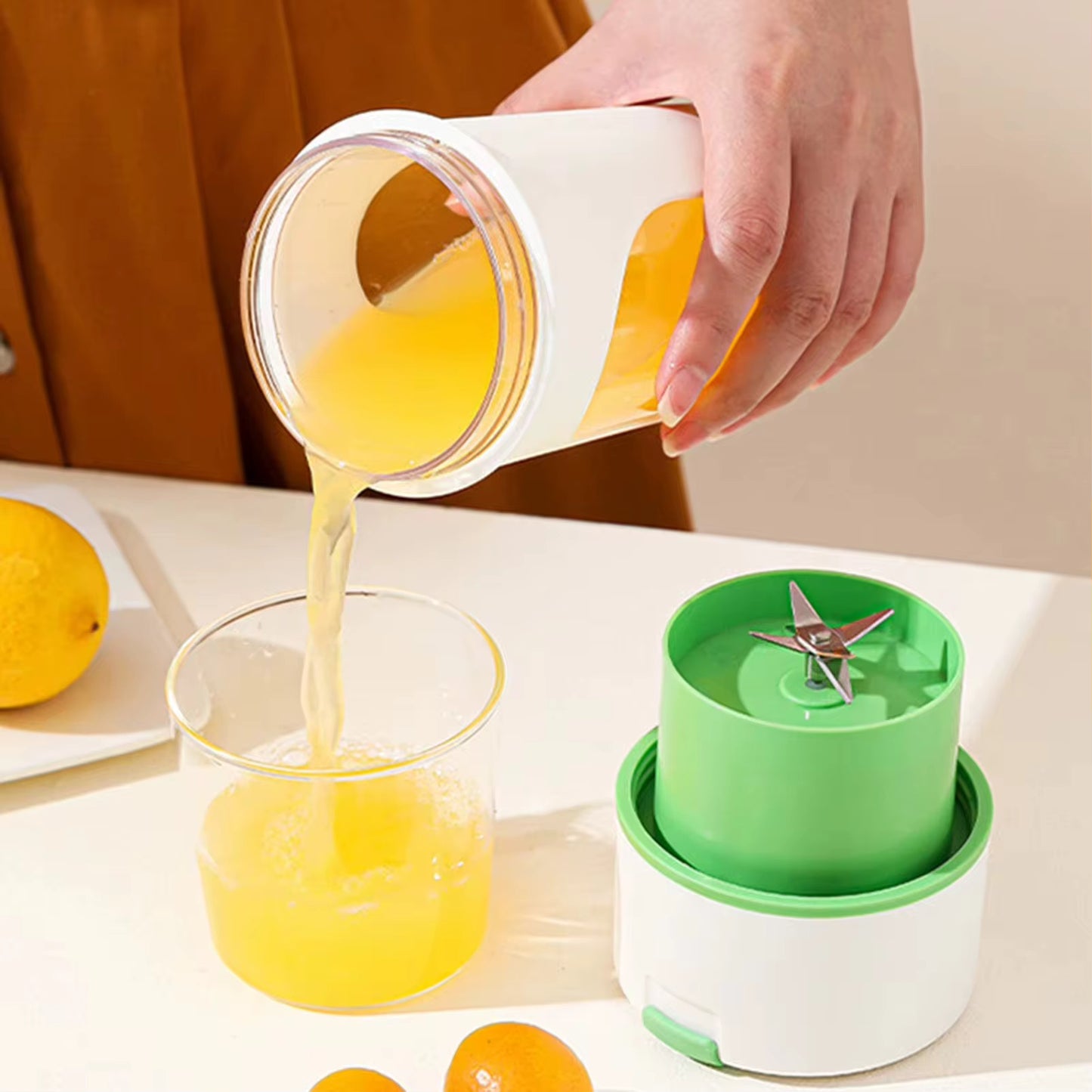 Mixeur portable avec pipette 2-en-1
